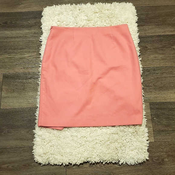 NWT LOFT Petite Pink Wool Soft Pencil Skirt 14P - Picture 6 of 14